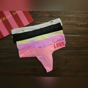 NEW NWOT Victoria's Secret PINK Panty BundleM,L
